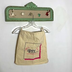 Ipsy gen beauty canvas book bag reusable tote bag